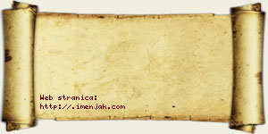 Kristina Čalić vizit kartica